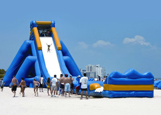 Dimensão inflável das corrediças de água 20mx7mx8m do tamanho gigante para o jogo do jogo do slider