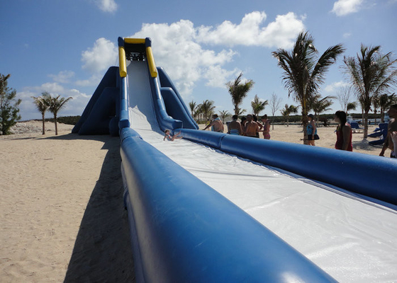 Dimensão inflável das corrediças de água 20mx7mx8m do tamanho gigante para o jogo do jogo do slider
