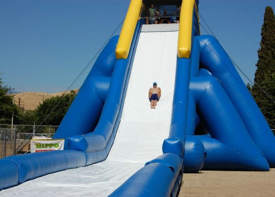 Dimensão inflável das corrediças de água 20mx7mx8m do tamanho gigante para o jogo do jogo do slider