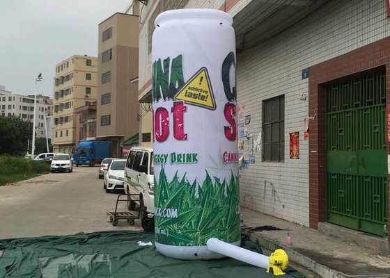 Sinais infláveis da venda do projeto vívido, garrafa inflável gigante para a promoção exterior