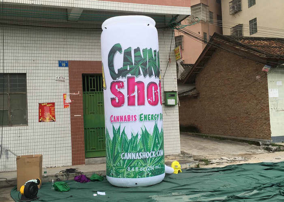 Sinais infláveis da venda do projeto vívido, garrafa inflável gigante para a promoção exterior