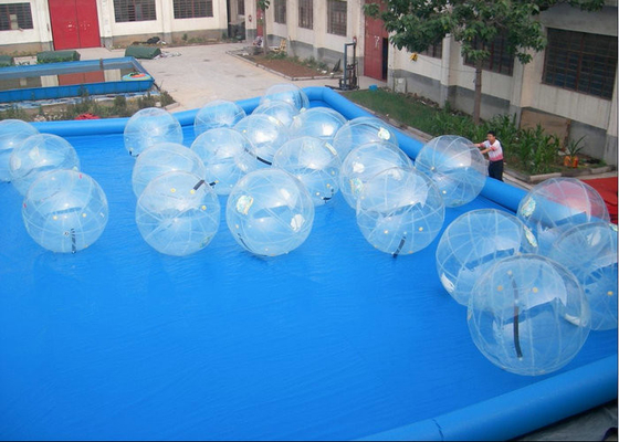 PVC exterior inflável de passeio/TPU da espessura dos brinquedos 1.0mm do Aqua grande - feito sob medida