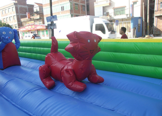 Castelo Bouncy de Juming dos materiais altos infláveis desproporcionados da segurança do parque de diversões