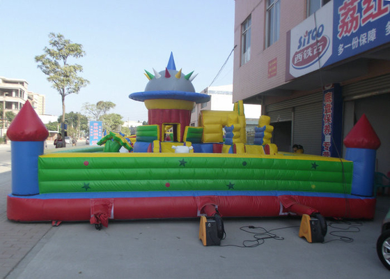 Castelo Bouncy de Juming dos materiais altos infláveis desproporcionados da segurança do parque de diversões