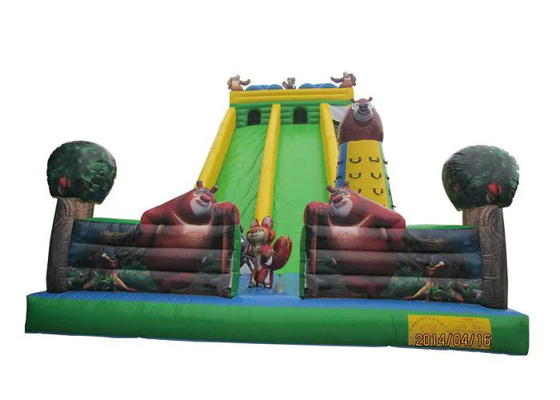 Parque inflável do jogo de Retardent do quadro, ordem inflável gigante da amostra do castelo aceitável