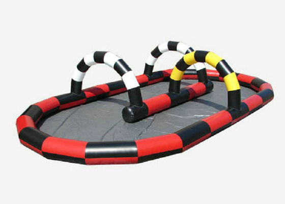 Fogo - os esportes infláveis retardadores brincam o autódromo inflável da espessura de 0.55mm