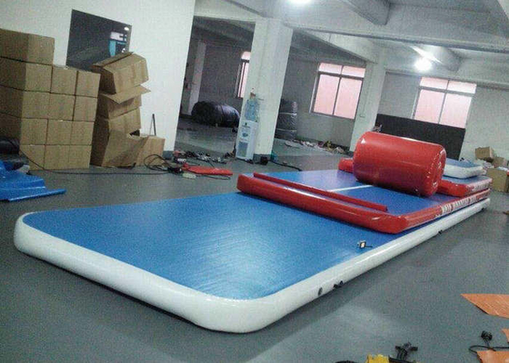 Ginástica inflável da trilha da queda da prova do escape que Cheerleading a largura inflável da esteira 1.8m