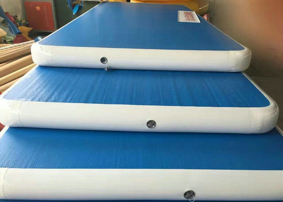 Ginástica inflável da trilha da queda da prova do escape que Cheerleading a largura inflável da esteira 1.8m