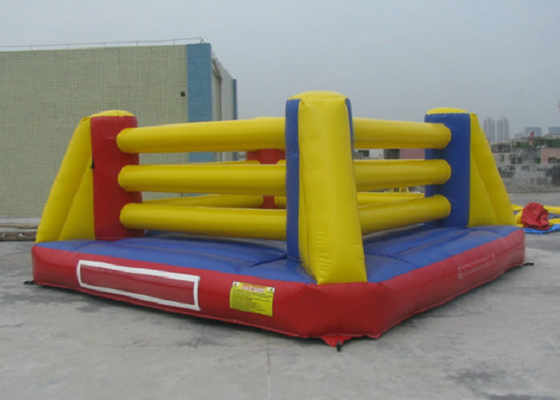 Tamanhos Bouncy do anel de luta romana 4mx4m dos brinquedos infláveis interativos exteriores dos esportes 5mx5m