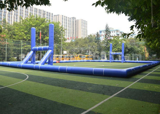 Os esportes infláveis interativos exteriores brincam o campo de jogos da arena do futebol do PVC de 0.55mm
