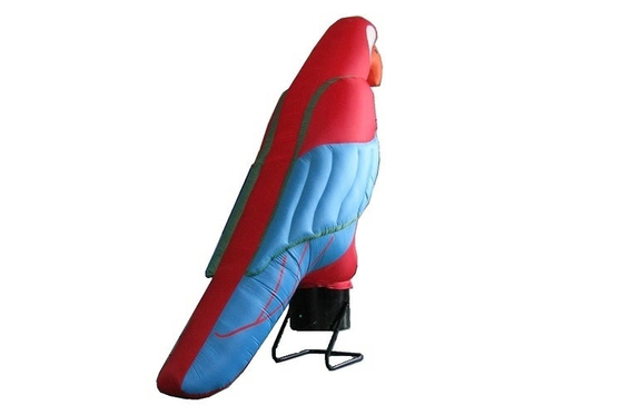 Dançarino inflável do vento do papagaio colorido, materiais relativos à promoção infláveis dos bens dos produtos
