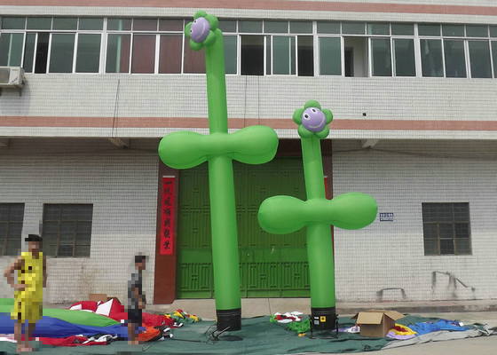 O OEM inflável dado forma flor dos sinais de propaganda recebeu a manutenção fácil