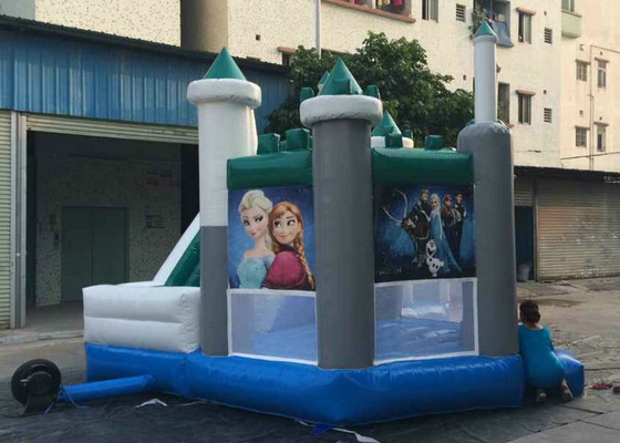 Castelo Bouncy comercial da aleta do ar da segurança, casa inflável do salto que coloca facilmente