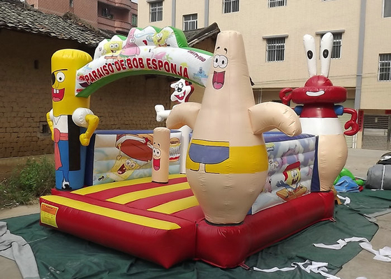 OEM/ODM amigáveis personalizados de encerado do PVC de Eco do castelo Bouncy inflável recebido