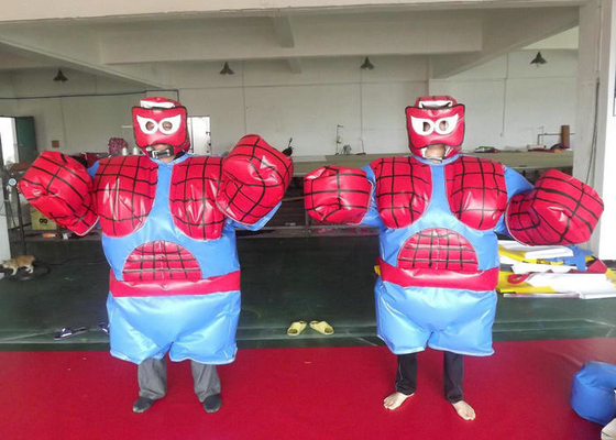Traje de travamento de Dia das Bruxas do lutador do Suco do olho, traje inflável do Suco do homem-aranha