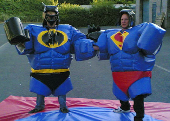 Rasgo do traje do lutador do Suco da aparência de Batman resistente para esportes exteriores