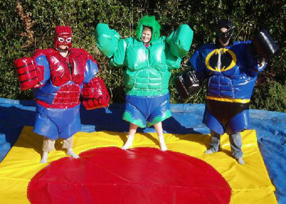 Superman que dá forma a jogos interativos personalizados ternos dos adultos da cor da luta romana de Suco