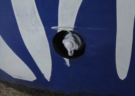 Base inflável dada forma redonda de encerado de Plato do globo da neve para a decoração constante