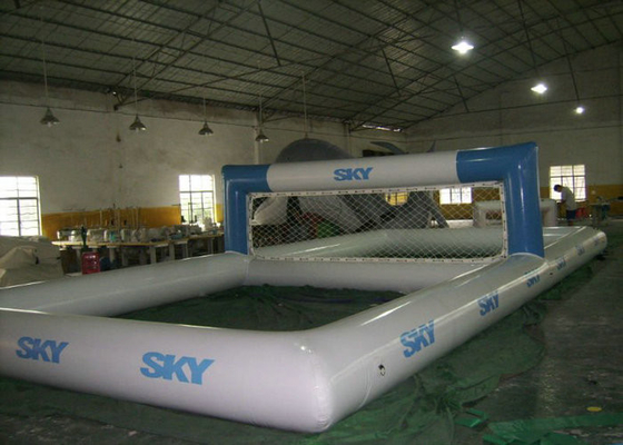 Dimensão inflável da corte de voleibol 12mx6m dos esportes do campo de jogos 2 anos de garantia