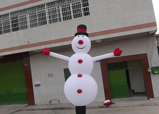 Tamanho personalizado do feriado da aparência do boneco de neve decorações infláveis para a promoção