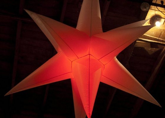 1m - estrela inflável do diodo emissor de luz do diâmetro de 2m, definição alta da decoração inflável da fase