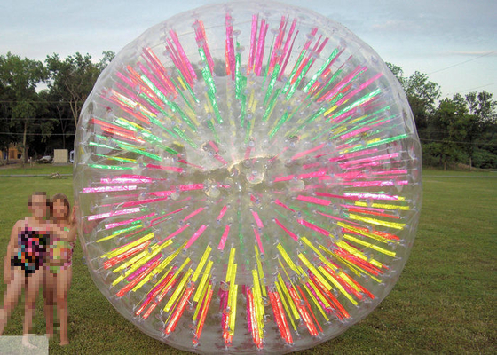 Jogo exterior impermeável iluminado diodo emissor de luz dos esportes do divertimento da bola inflável do hamster