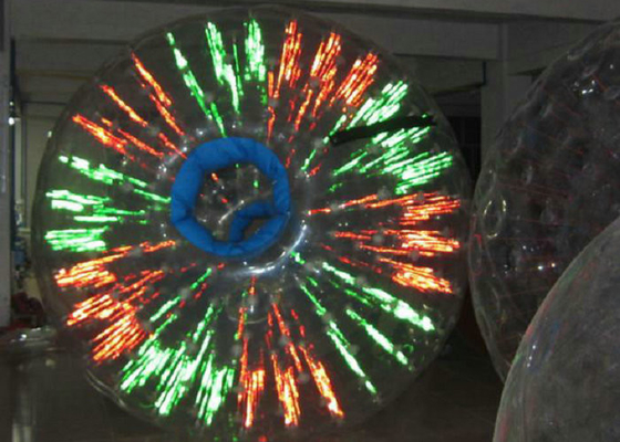 Jogo exterior impermeável iluminado diodo emissor de luz dos esportes do divertimento da bola inflável do hamster
