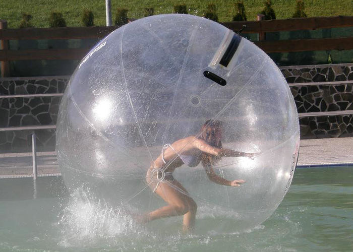 PVC exterior inflável de passeio/TPU da espessura dos brinquedos 1.0mm do Aqua grande - feito sob medida