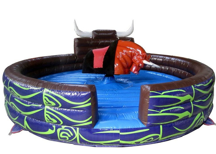 2 anos de arena inflável da equitação da garantia, jogos infláveis dos esportes com a máquina do passeio de Bull do rodeio