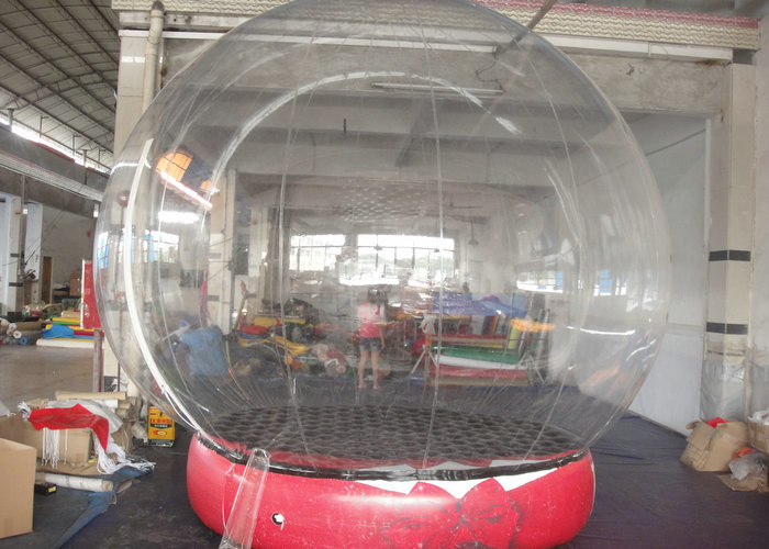 CE transparente da aparência do globo inflável variável da neve da cor aprovado