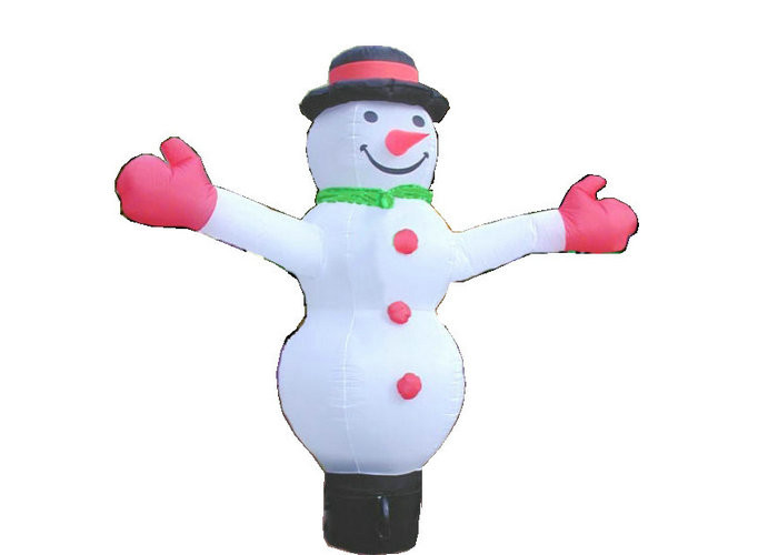 Tamanho personalizado do feriado da aparência do boneco de neve decorações infláveis para a promoção