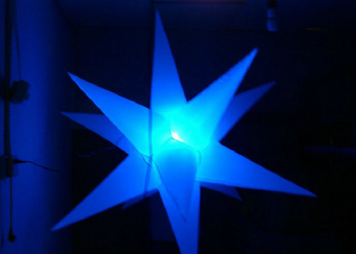 1m - estrela inflável do diodo emissor de luz do diâmetro de 2m, definição alta da decoração inflável da fase