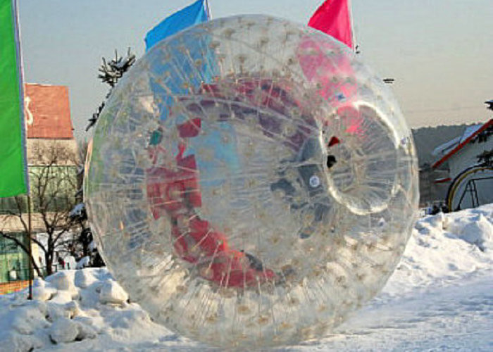 fogo exterior inflável dos brinquedos do diâmetro de 2.2m 3.0m - bola grande retardadora do hamster
