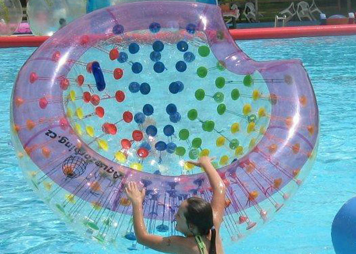 Curva do ar da explosão da água dos brinquedos exteriores infláveis do PVC/TPU anti para o divertimento da associação